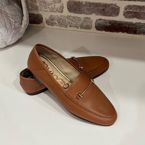 Sam Edelman Lior loafer in saddle leather, size 9, NWOB